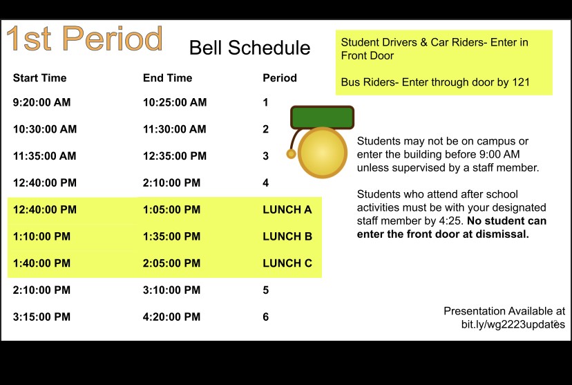 Bell Schedule 
